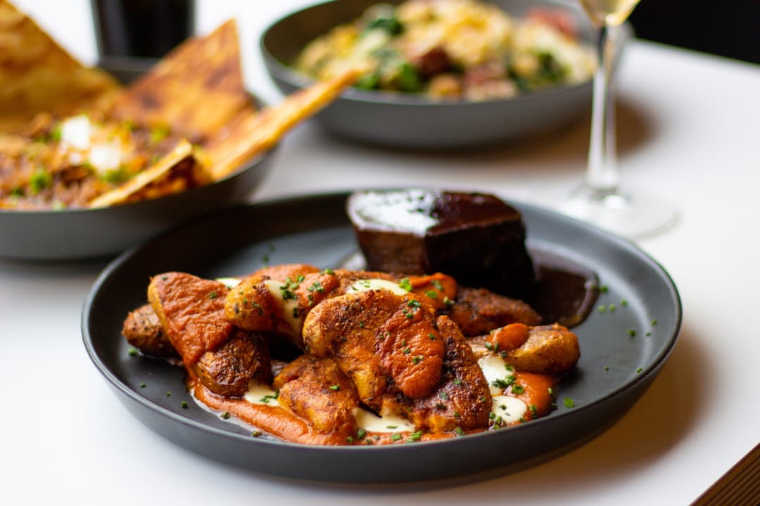 Short Rib with Patatas Bravas